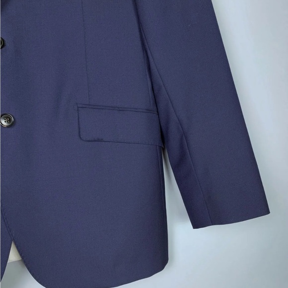 Suitsupply blazer dark blue Sz 38 mens Sienna Ticket Pocket Inc Wool 130’S - Picture 5 of 9